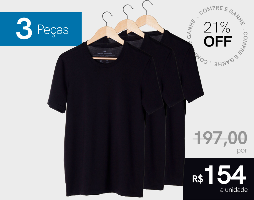 Kit 3 Pecas Basica