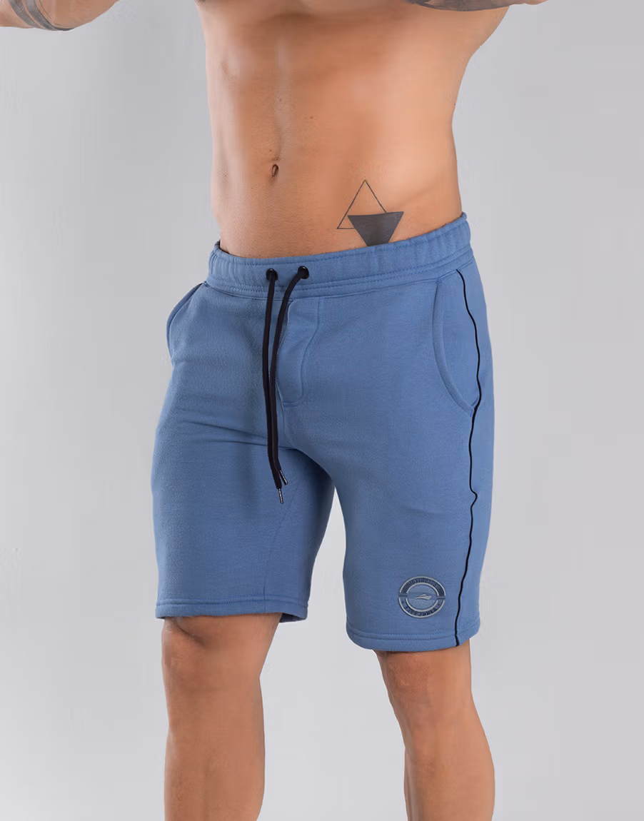 Bermuda Moletom Masculina Maciez do Algodão e Durabilidade – Cor Azul