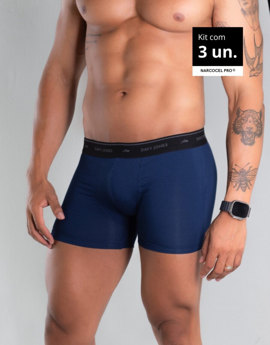 Cueca Box Masculina Performance Anti Assaduras