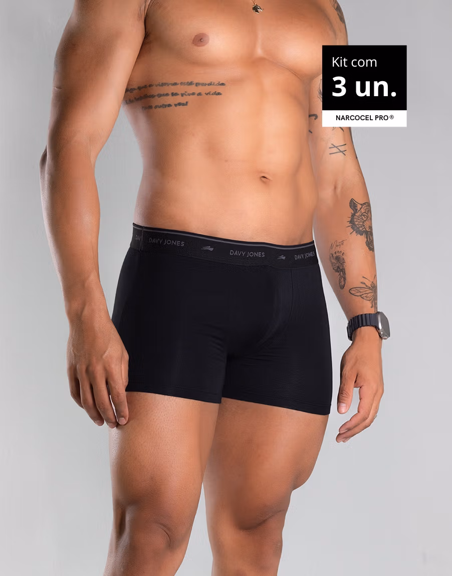 Cueca Box Masculina Performance Anti Assaduras
