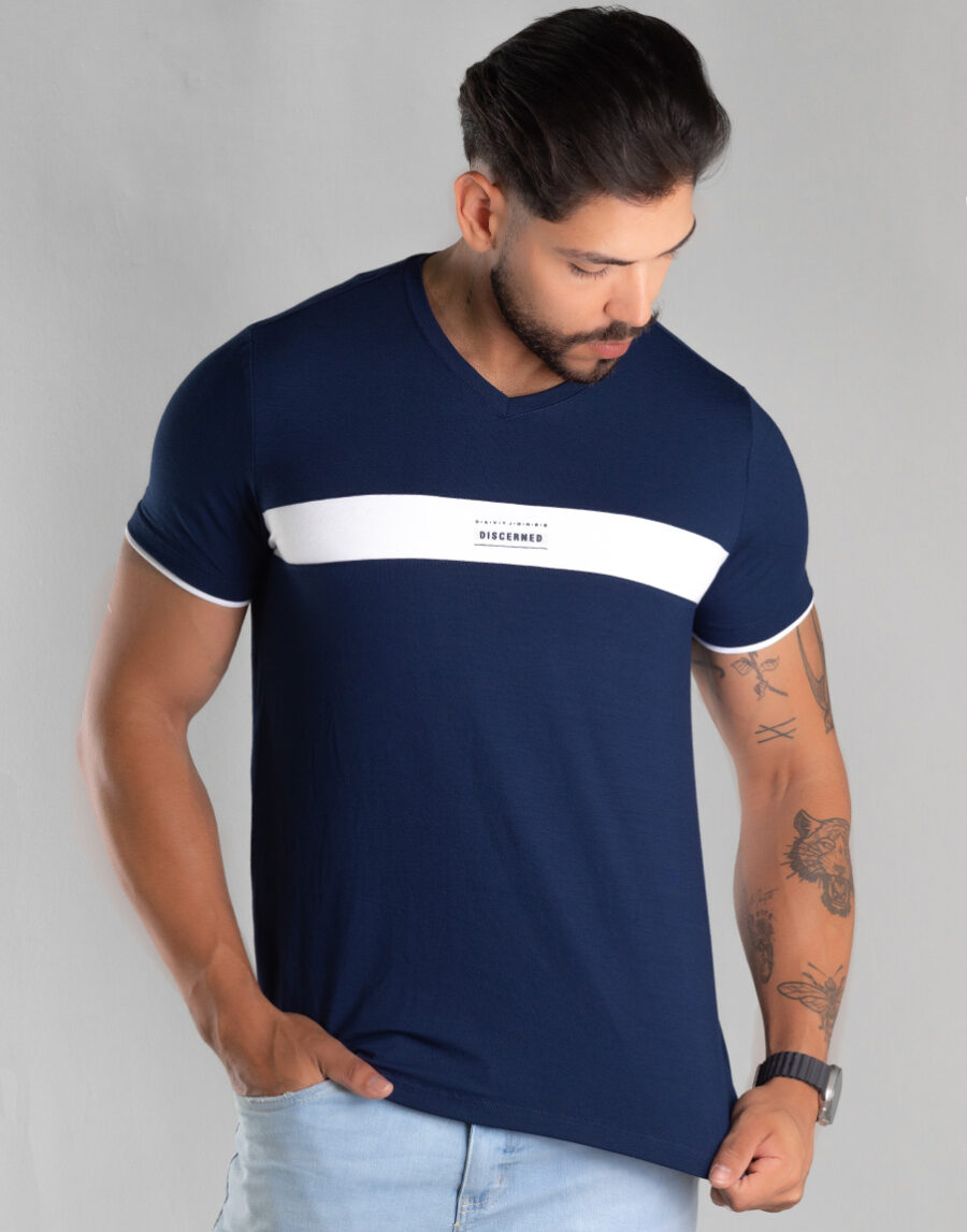 Camiseta Gola V Masculina