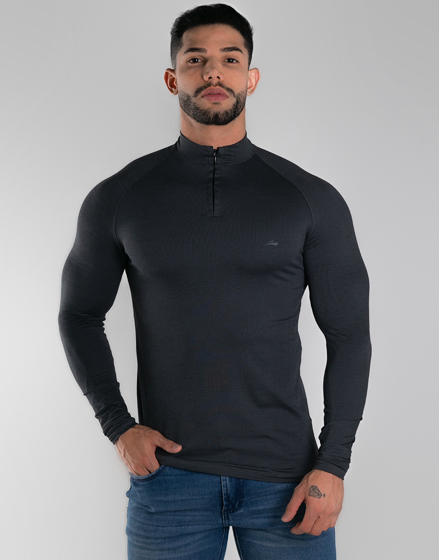 2201 Gola Alta Manga Cinza Loga Davy Jones 1 2