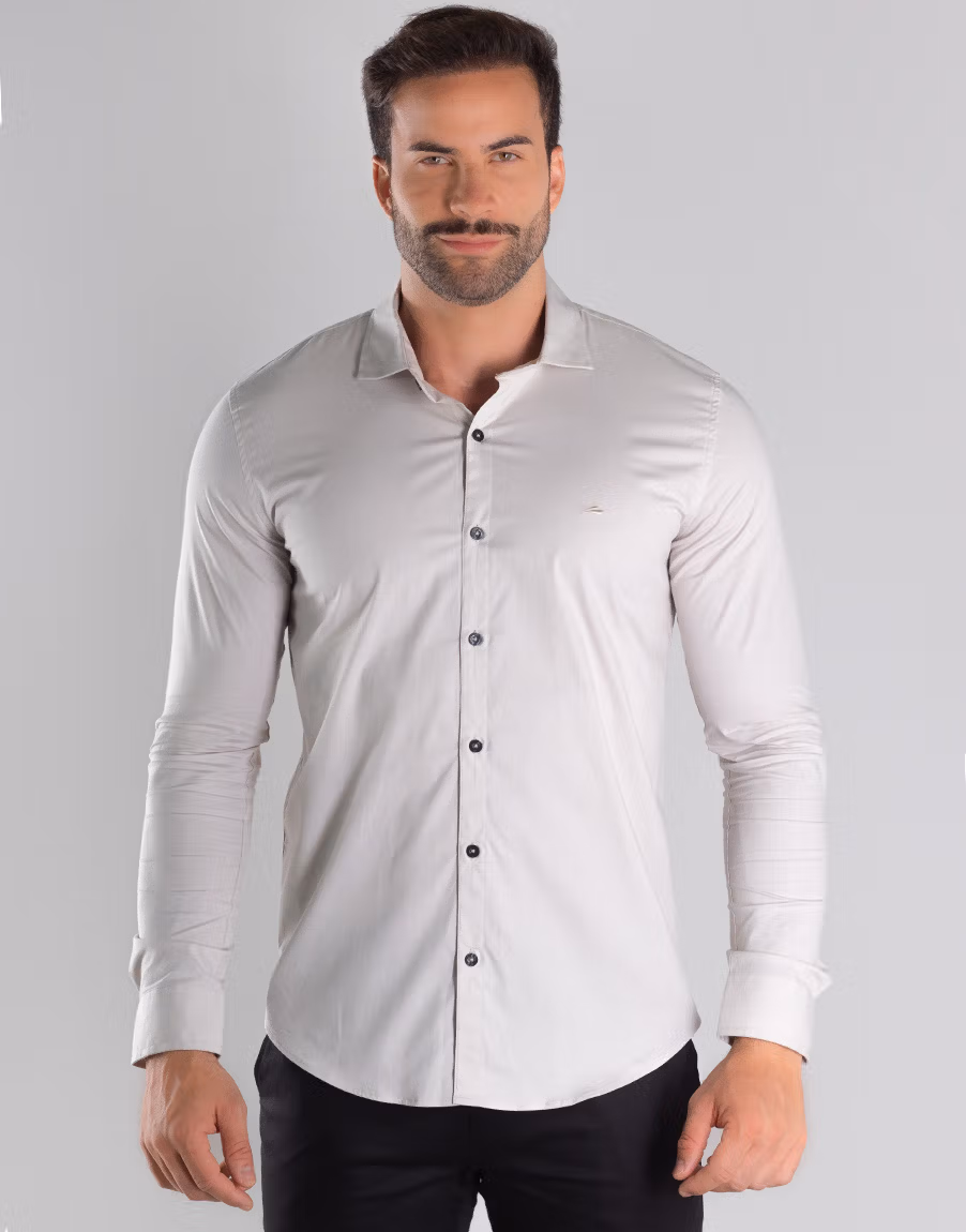camisa social masculina