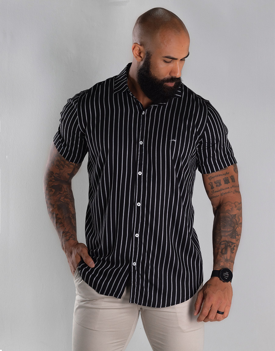 Camisa Listrada Masculina