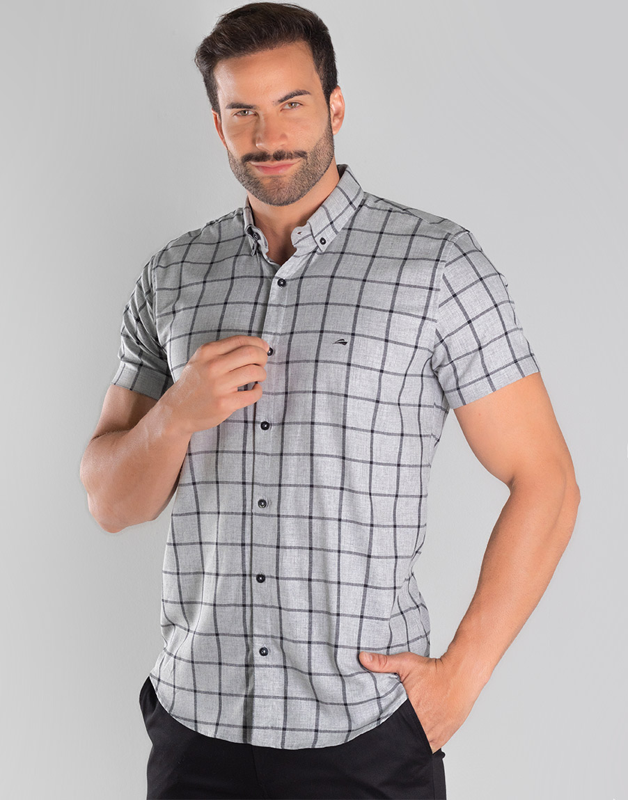 camisa xadrex masculina