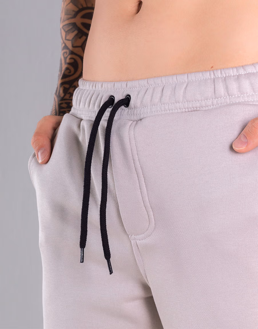 Bermuda Moletom Pima Conforto Premium – Cor Cinza - Imagem 7