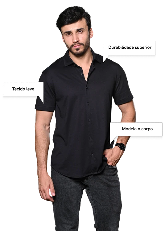 Camisa Pima Humberto Diferenciais Png