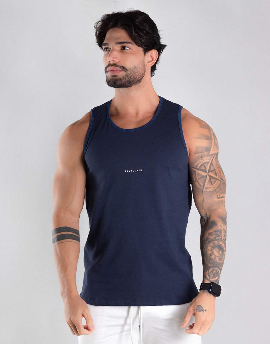 Regata Masculina Algodão Leve