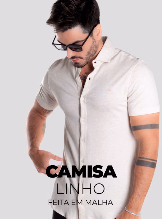 Davy Jones | Camisetas e Roupas Masculinas Premium 30 Camisa Linho